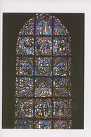 Chartres   Cathédrale : Vitraux, Vitrail, Histoire De La Sainte Vierge (cp Vierge N°0326 Combier) - Objets D'art