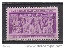H1263 - ETATS UNIS UNITED STATES Yv N°573 ** AMERICAN BAR ASSOCIATION - Unused Stamps