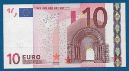 GERMANIA - 2002 - BANCONOTA DA 10 EURO TRICHET SERIE X (R023E3) - NON CIRCOLATA (FDS-UNC) - IN OTTIME CONDIZIONI. - 10 Euro