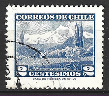 CHILI. N°298 Oblitéré De 1962. Volcan. - Volcanos