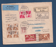 ⭐ Suisse - Aérogramme - ¨Premier Vol, Suisse Afrique Le 28 - 11 - 1926 Pour Athènes En Recommandé ⭐ - Eerste Vluchten