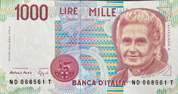 Italy 1.000 Lire, P-114b (D.1990) - UNC - 1.000 Lire