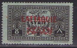 LATTAQUIE - 1931 Mi 1 POSTAGE DUE MH*VF - Oblitérés