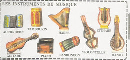 Fève Porcelaine En Pied  :  INSTRUMENTS DE MUSIQUE  : Série De 9 Fèves : ARGUYDAL 1998 - Autres & Non Classés