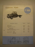 Ford  Camoins F 100   /     FORD MOTOR COMPANY ( Belgium) - LKW