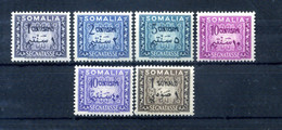 1950 Somalia AFIS S64 Segnatasse 1/6 MNH ** - Somalië (AFIS)