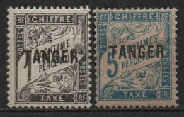 Maroc - 1918 - Timbre Taxe N° 35/36 - Neufs * - MLH - Segnatasse