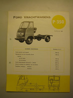 Ford  VrachtwagensP 350   /     FORD MOTOR COMPANY ( Belgium) - Vrachtwagens
