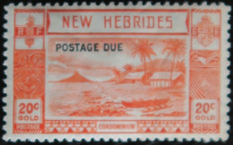 LP3844/1825 - 1938 - COLONIES FRANÇAISES - NOUVELLES HEBRIDES - TIMBRE TAXE - N°18 NEUF* - Timbres-taxe