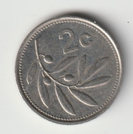 MALTA 1991: 2 Cents, KM 94 - Malte