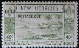 LP3844/1826 - 1938 - COLONIES FRANÇAISES - NOUVELLES HEBRIDES - TIMBRE TAXE - N°19 NEUF* - Strafport