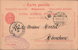 ! Lot Von 15 Ganzsachen Aus Bern, Schweiz, 1901-1909, U.a. Bahnhof Buffett, Velo Fabrik - Enteros Postales