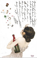 Th - Illustrateurs - KIRCHNER - Femme Ouvrant Une Bouteille De Champagne - Kirchner, Raphael