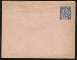 ENVELOPPPE ENTIER POSTAL 25c NOUVELLE CALEDONIE ET DEPENDANCES / NEUVE - Cartas & Documentos