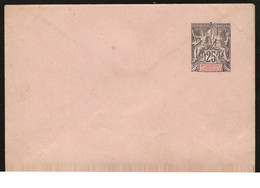 ENVELOPPPE ENTIER POSTAL 25c NOUVELLE CALEDONIE ET DEPENDANCES / NEUVE - Covers & Documents