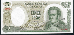 CHILE P149a 5 PESOS 1975 UNC. - Cile