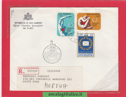 SAN MARINO 1972 - St.Post.038 - Busta FDC Raccomandata, "ANNO DEL CUORE"" - Vedi Descrizione - - Lettres & Documents