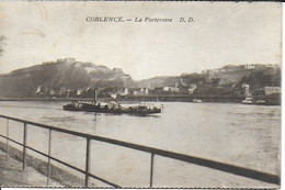 Coblence. -  La Forteresse -  Bateau De Transport  -  1925 - Koblenz