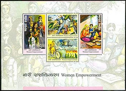 India 2015 WOMEN EMPOWERMENT MINIATURE SHEET MS MNH - Autres & Non Classés