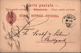 ! Lot Von 14 Ganzsachen Aus Der Schweiz, 1880-1923 - Postwaardestukken