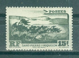 SAINT-PIERRE ET MIQUELON - N°341* MNH  SCAN DU VERSO. Série Courante. - Oblitérés