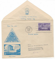 5th Intnl. Philat. Exhibition - FDC 1956 (Postmark NewYork) - 1951-1960