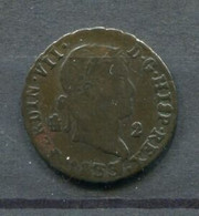 1833.ESPAÑA.FERNANDO VII.SEGOVIA.MONEDA 2 MARAVEDIS COBRE.MBC - Provinciale Munten