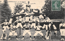 Mamers      72      Gymnastique . L'Espérance. Une Pyramide Humaine       (voir Scan) - Mamers