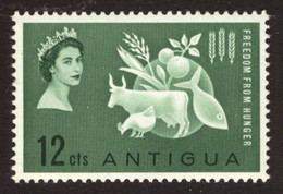 ANTIGUA - 1963 FREEDOM FROM HUNGER FFH 12c STAMP FINE MOUNTED MINT MM * SG 146 - 1960-1981 Autonomie Interne