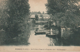 (91) ARPAJON . La Rivière D'Orge Et La Propriété Dite " Île D'Arpajon " - Arpajon