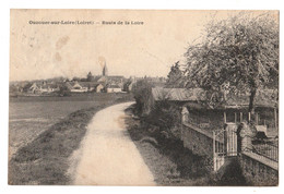 CPA -LOIRET-45-OUZOUER-SUR-LOIRE  ROUTE DE LA LOIRE PEU CONNUE  CIRCULEE En L'état - Ouzouer Sur Loire