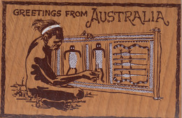 Australian Aboriginal Bark Painting - Aborigines