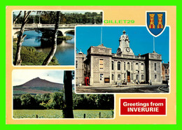 INVERURIE, SCOTLAND - 5 MULTIVUES - TRAVEL IN 1964 - A DENNIS POSTCARD - - Aberdeenshire