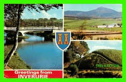 INVERURIE, SCOTLAND - 5 MULTIVUES - TRAVEL IN 1963 - A DENNIS POSTCARD - - Aberdeenshire