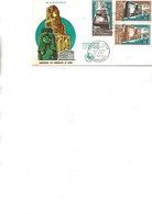 LETTRE FDC  AFFRANCHIE POSTE AERIENNE N° 37 A 39  -SAUVEGARDE DES MONUMENTS DE NUBIE - ANNEE 1964 - Mauritanie (1960-...)