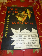 Palais De Chaillot 1957, Nuit De L'ETP, RARE Affiche Ancienne Originale ; A26 - Affiches