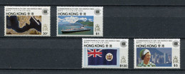 Hong Kong - Mi.Nr. 411 / 414 - "Commonwealth-Tag" ** / MNH (aus Dem Jahr 1983) - Ungebraucht