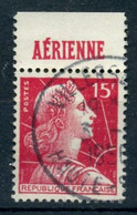 TIMBRE  ISSUS De CARNET Avec BANDE  PUBLICITAIRE - Poste Aérienne Sur Muller 1011 - Used Stamps