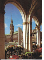 Hamburg. -  Rathaus Und Alterarkaden  -  Cachet Poste 1992 - Harburg