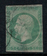 France // 1849-1900 // Empire Franc // Napoléon III // No. 12 Oblitéré - 1853-1860 Napoleone III