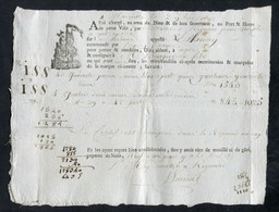 Connaissement XVIIIe - Lettre De Voiture Ou De Roulage 1792 Marseille Pour Agde (Hérault) - Bill Of Lading - ... - 1799