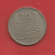 10 Francs TURIN, PETITE TÊTE 1948 B  Voir Les 2 Photos - 10 Francs