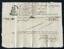 Connaissement XVIIIe - Lettre De Voiture Ou De Roulage An 5 1797 Marseille Pour Agde (Hérault) - Bill Of Lading - ... - 1799