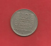 10 Francs TURIN, PETITE TÊTE 1949 B  Voir Les 2 Photos - 10 Francs