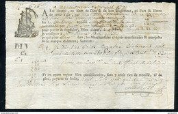 Connaissement XVIIIe - Lettre De Voiture Ou De Roulage 1790 Marseille Pour Agde (Hérault) - Bill Of Lading - ... - 1799