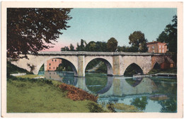 CPA DE LAVARDAC  (LOT ET GARONNE)  LE PONT SUR LA BAÏSE - Lavardac