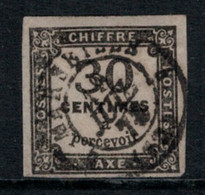 France // 1849-1900 // Taxe // Chiffre-Taxe // No. 6 Oblitéré (timbre Signé Au Dos DOMMERGUES) - 1859-1959 Usados