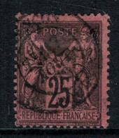 France // 1849-1900 // Sage -Type II // No. 91 Oblitéré - 1876-1898 Sage (Type II)