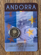 ANDORRE - ANDORRA 2015 2€ "Accord Douanier" BU Coincard - Andorra