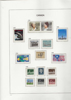 1985 MNH Canada Year Collection According To DAVO Album Postfris** - Años Completos